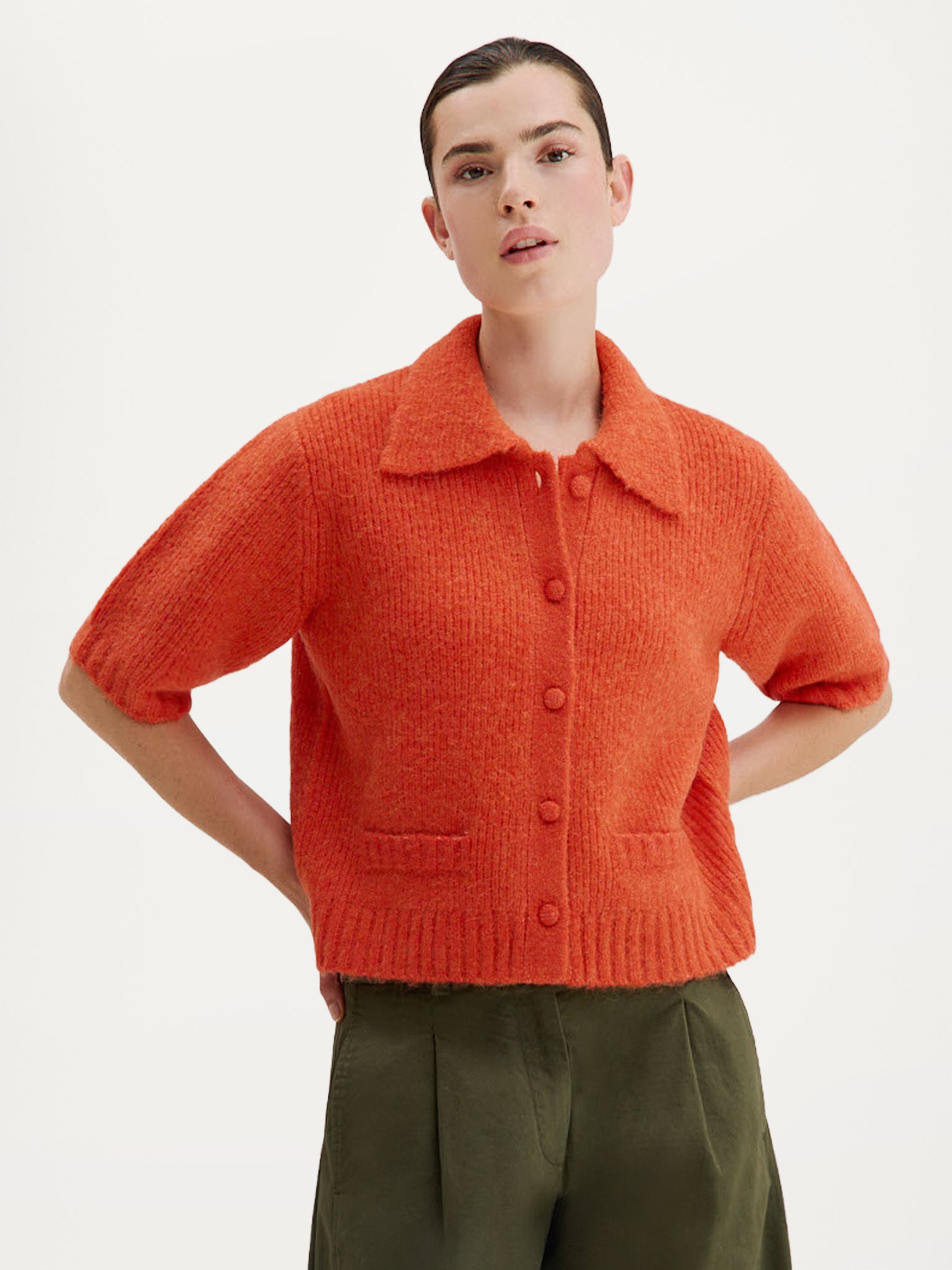 Cindy Cardigan | Orange