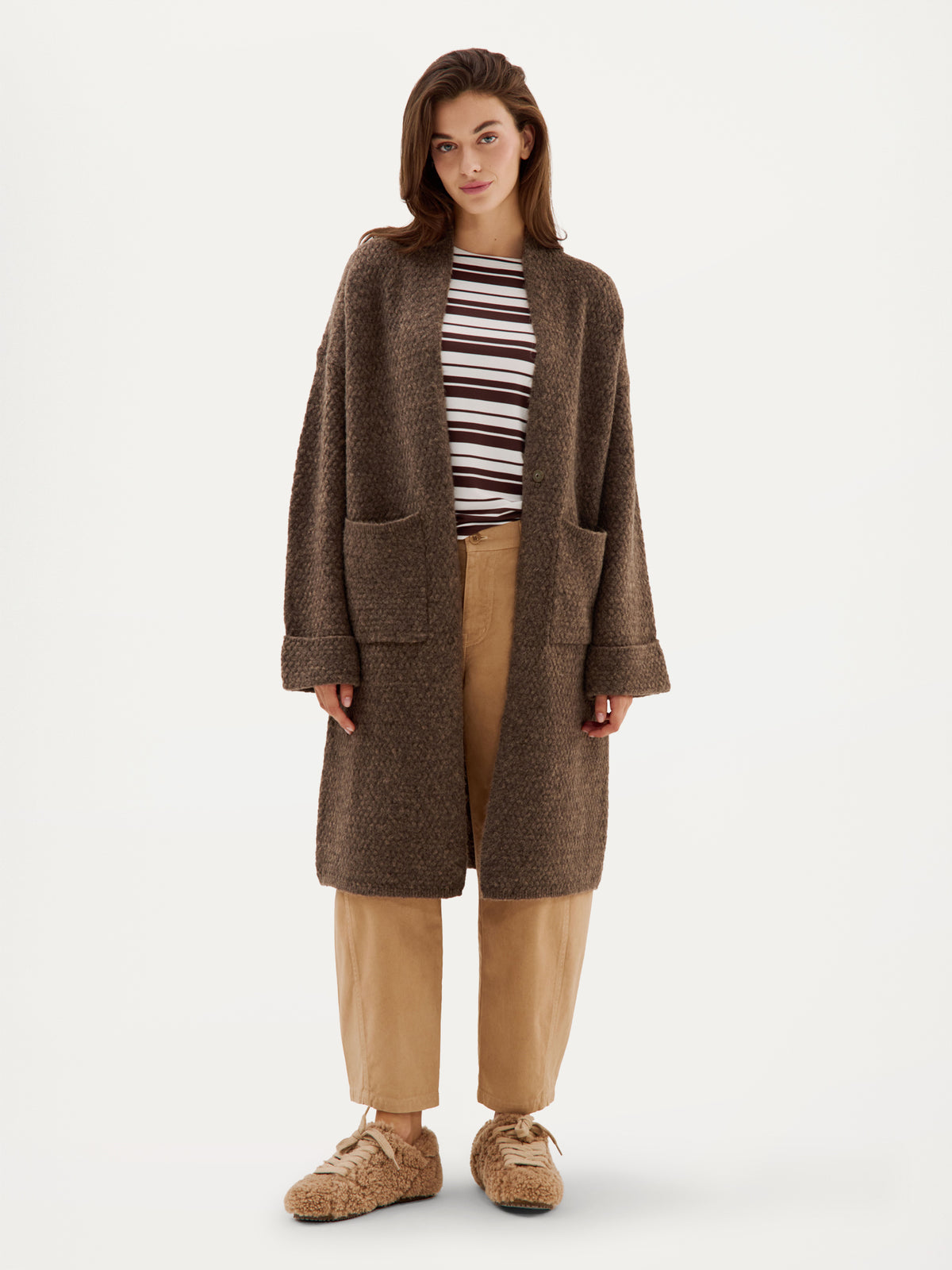 Lies Cardigan | Brown