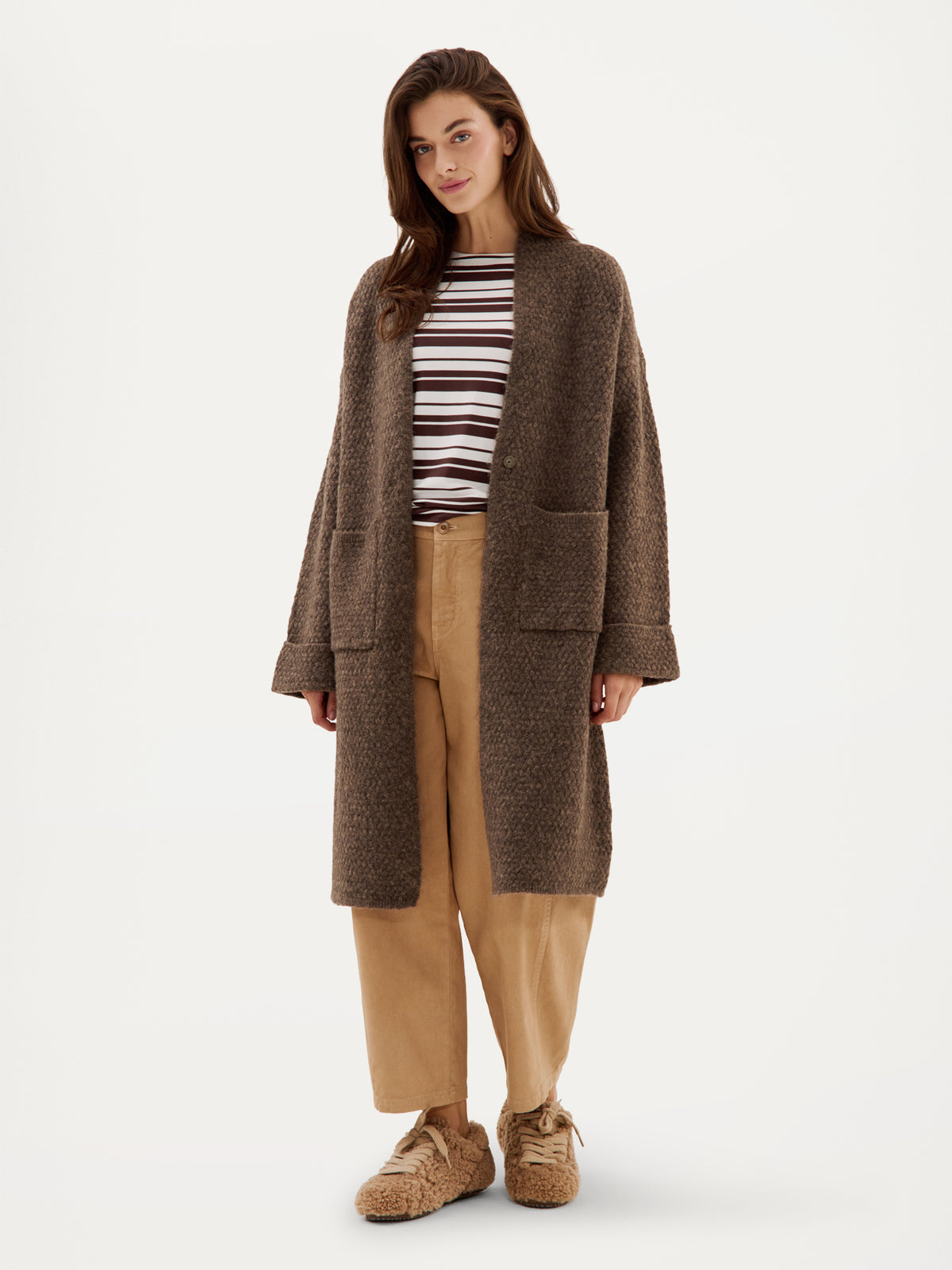 Lies Cardigan | Brown
