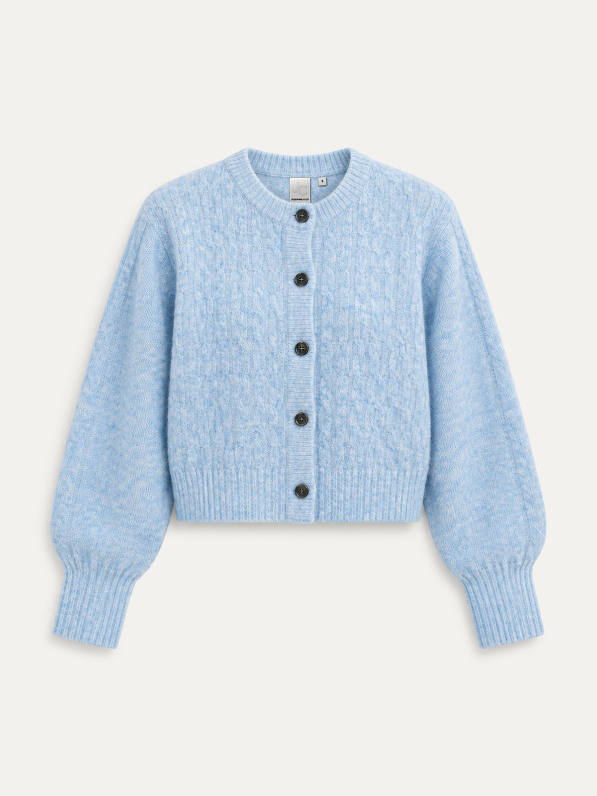 Clarke Cardigan | Light blue melange