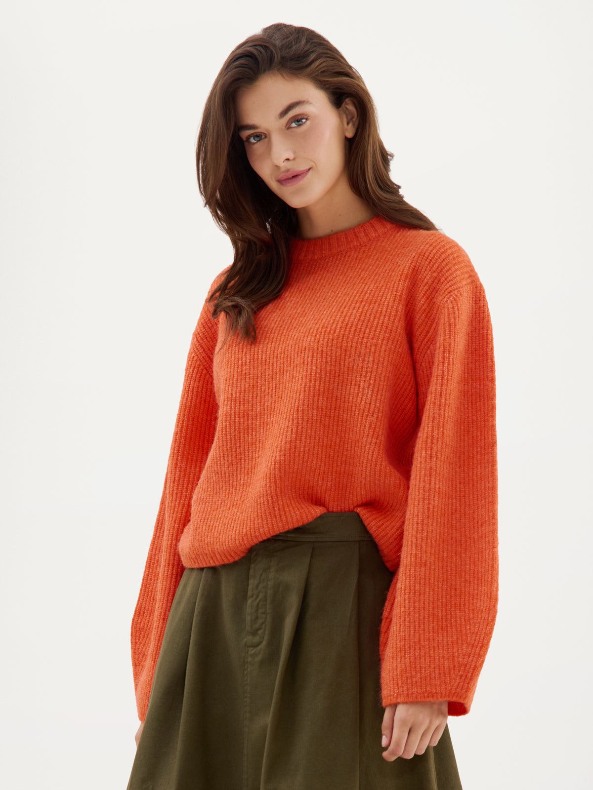 Coral Sweater | Orange