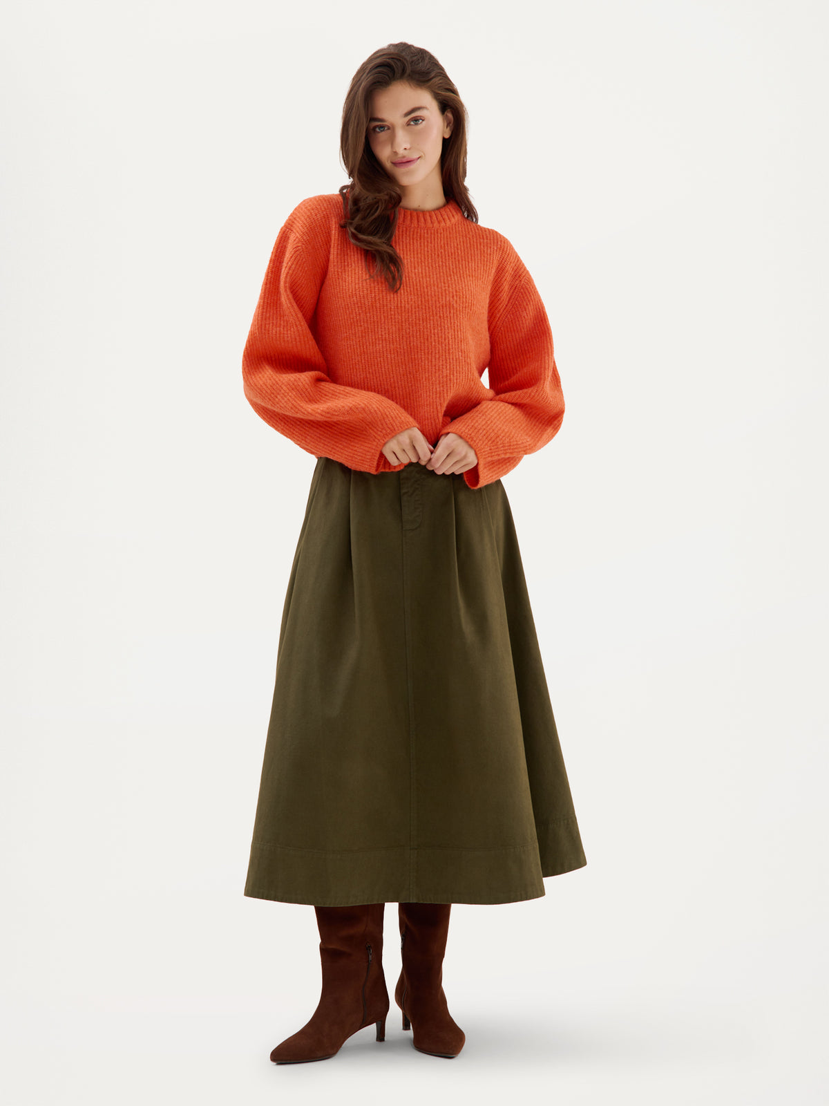 Coral Sweater | Orange