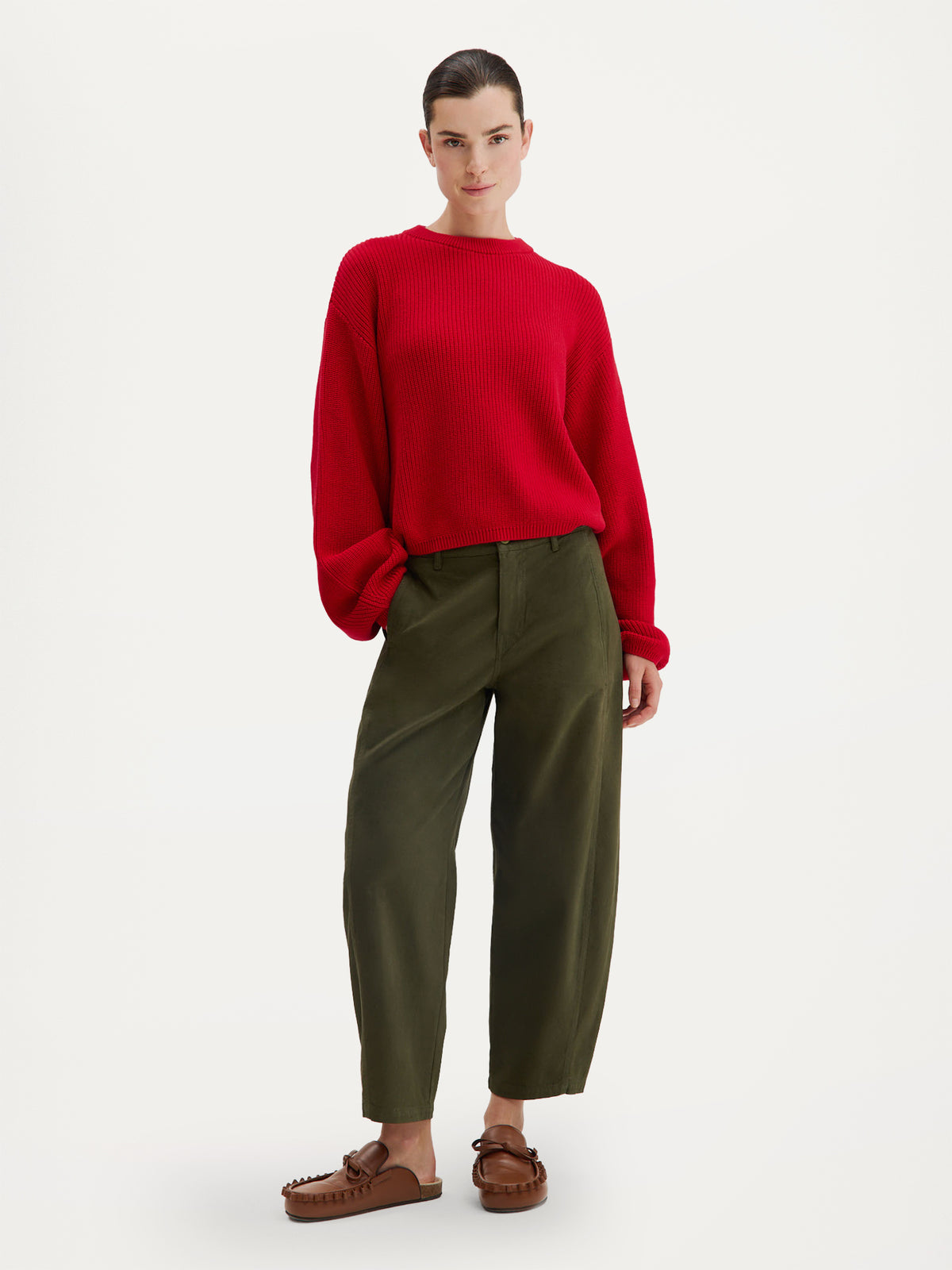 Coral Sweater | Red