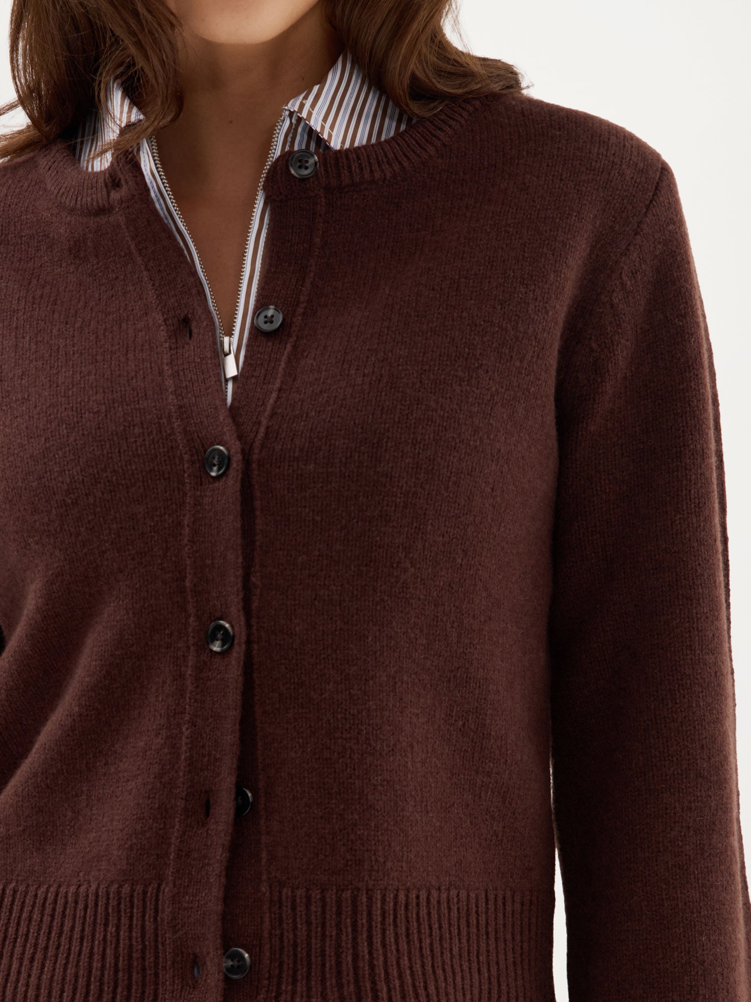 Cyndi Cardigan | Brown