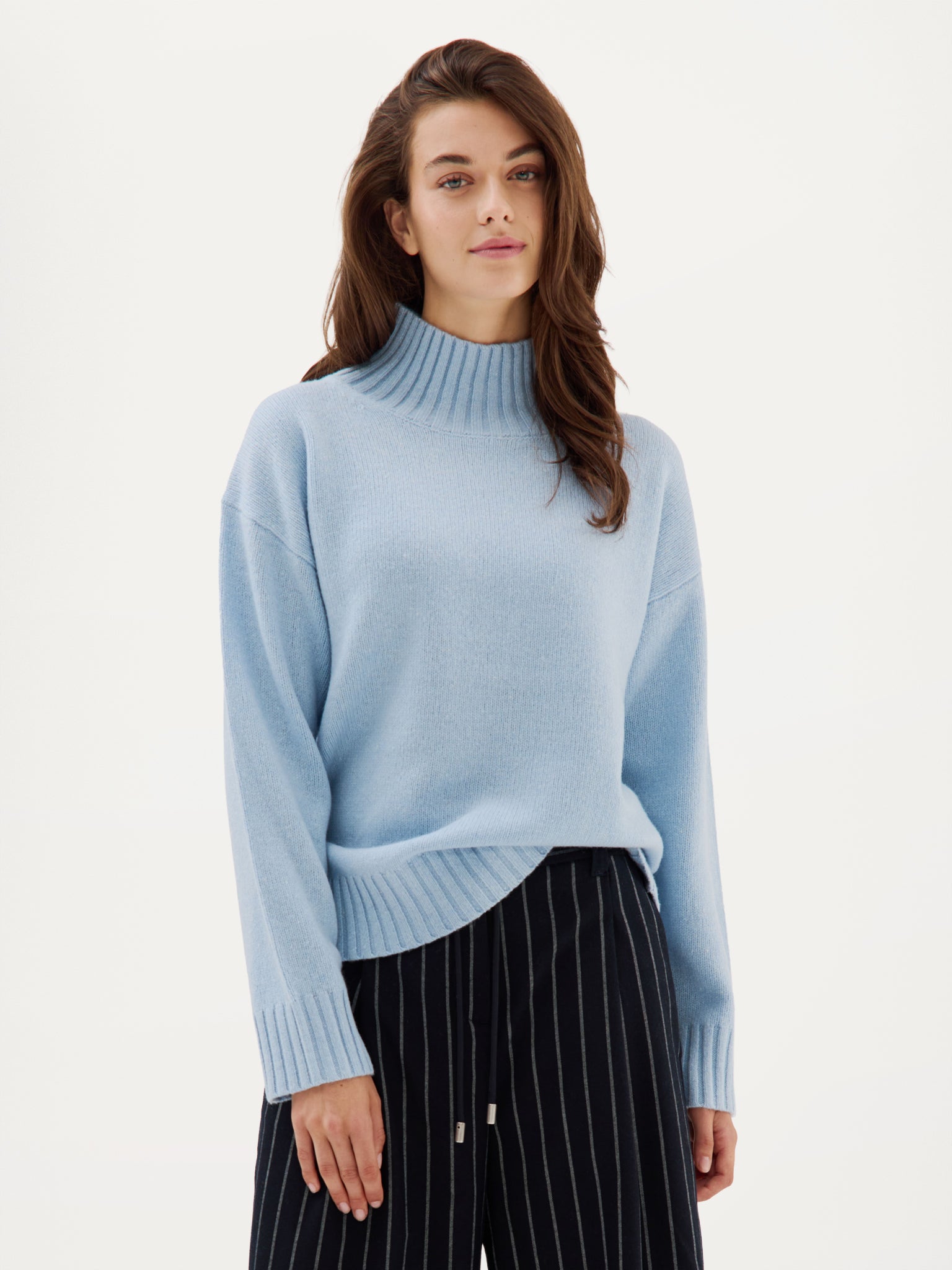 Collin Sweater - Women's turtleneck lambswool sweater
