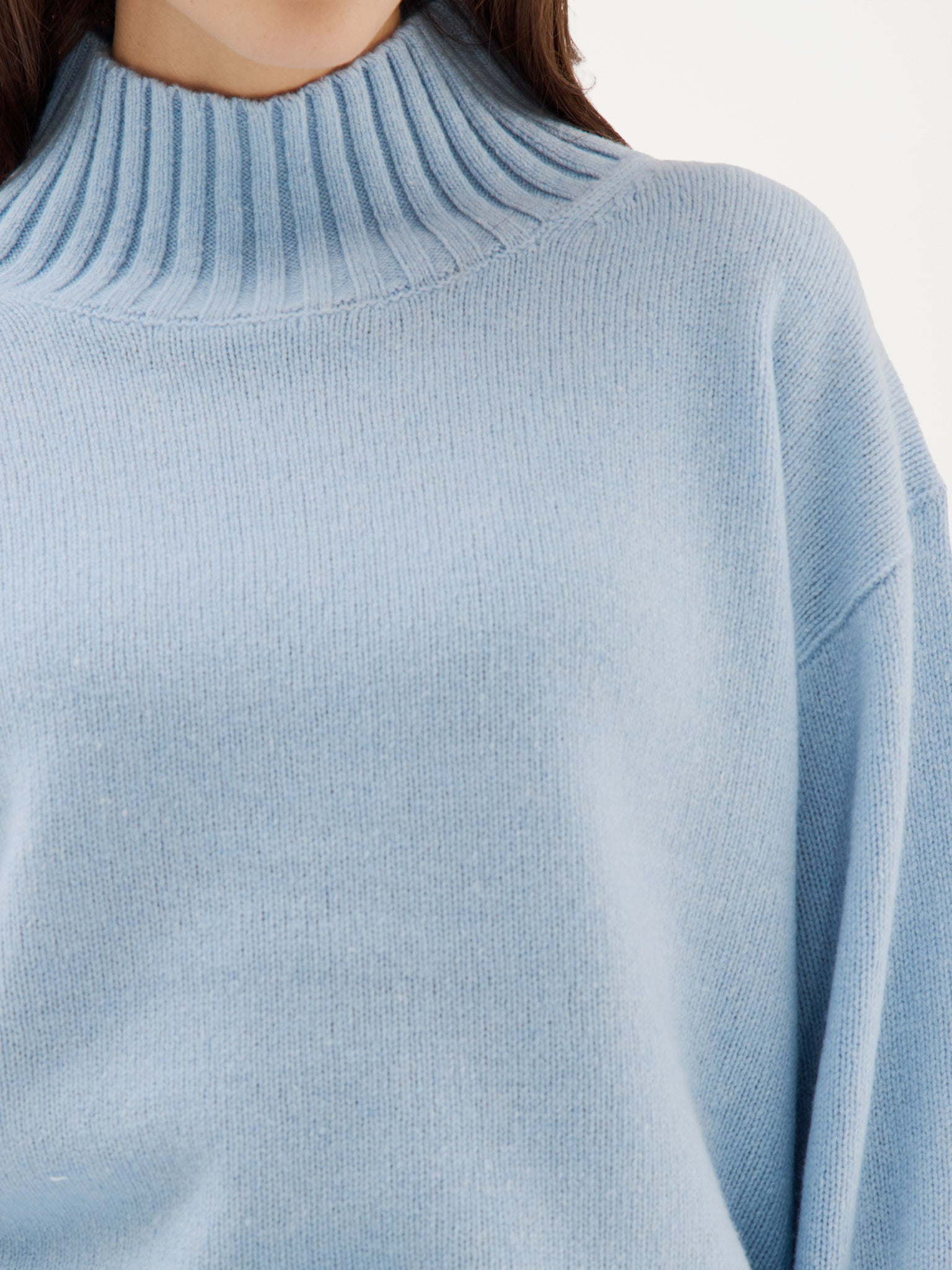 Collin Sweater - Women's turtleneck lambswool sweater