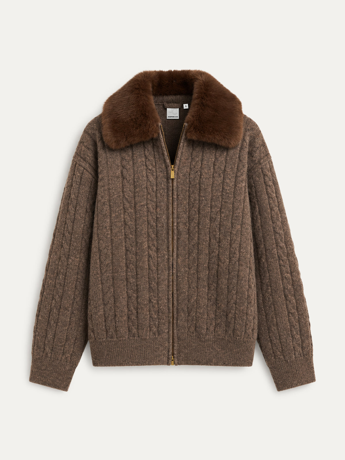 Curtis Cardigan | Brown Melange
