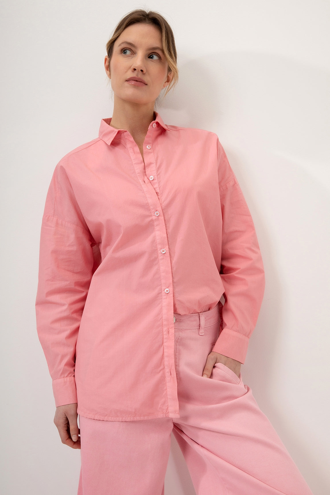 Gerald blouse | Indian Pink