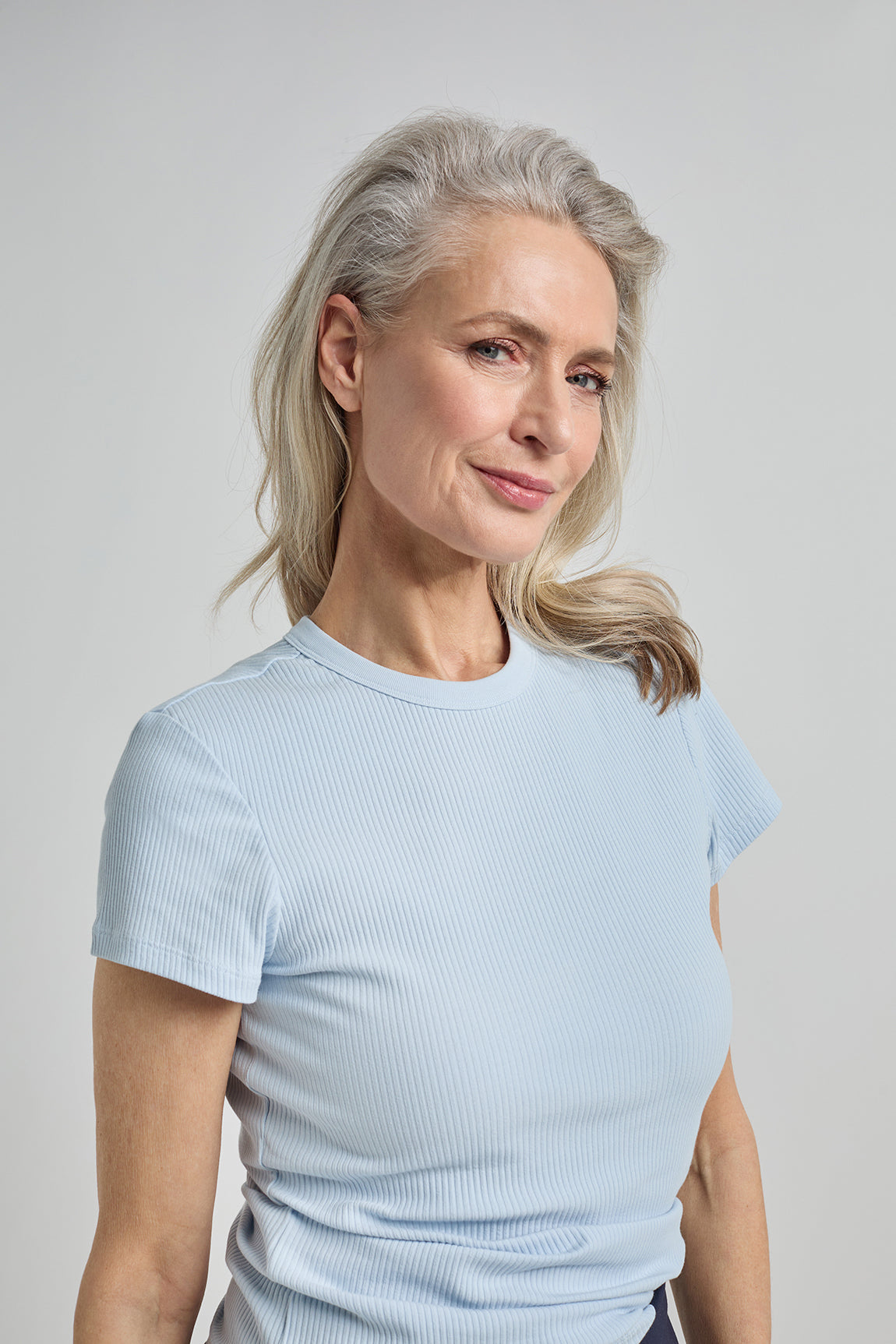 Harley SS Rib T-shirt | Light Blue