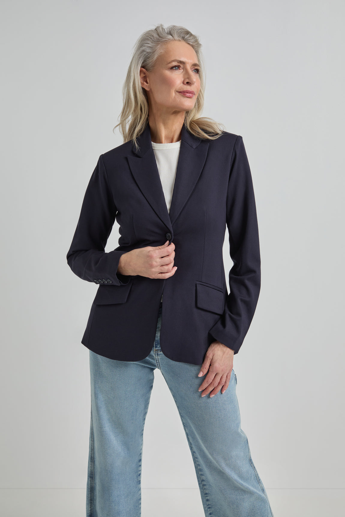 Puck Blazer | Dark Navy