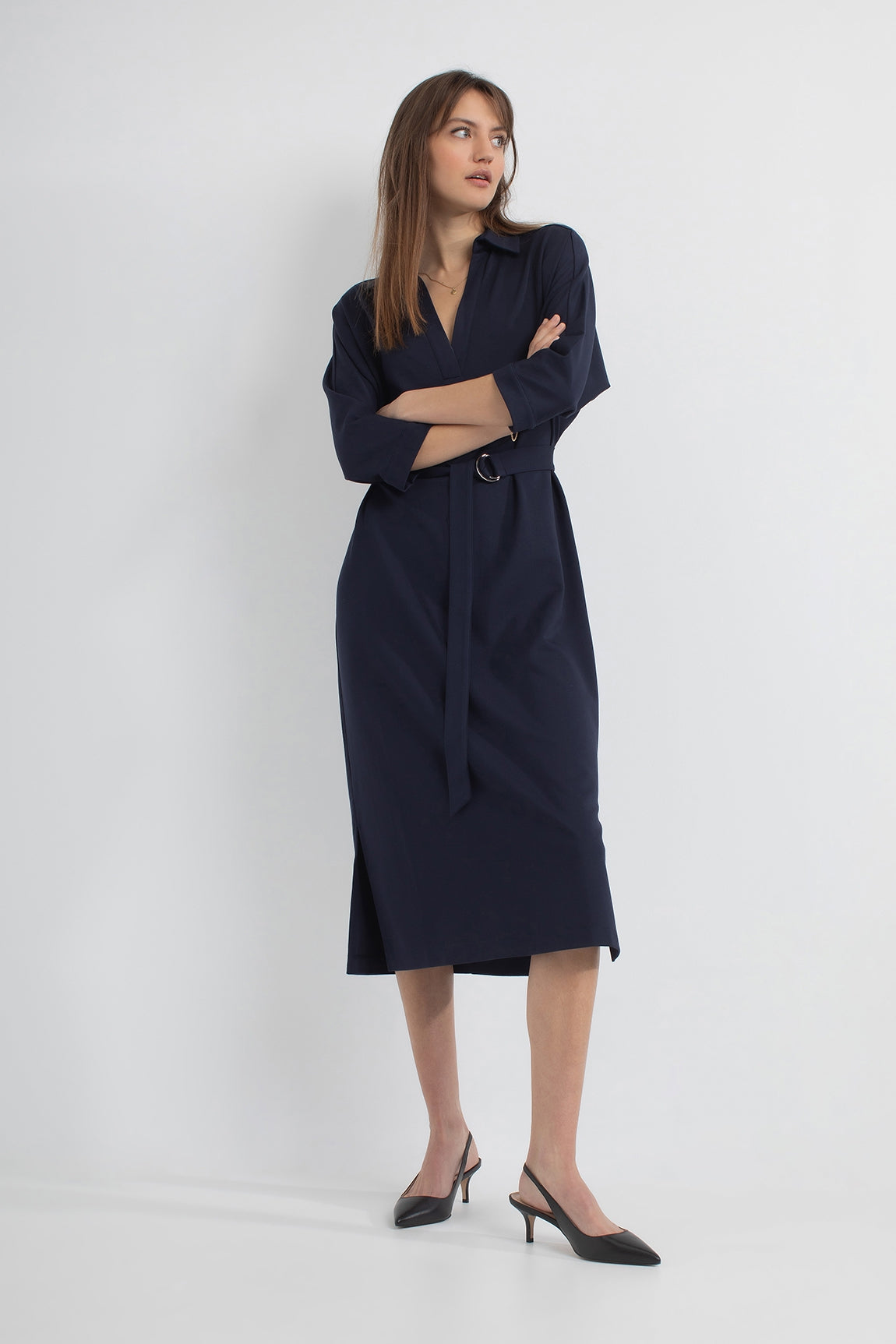 Jurk Pearl | Dark Navy