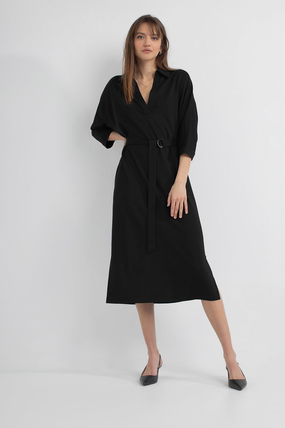 4511089 Red Pearl Button Jacket Dress main image 1