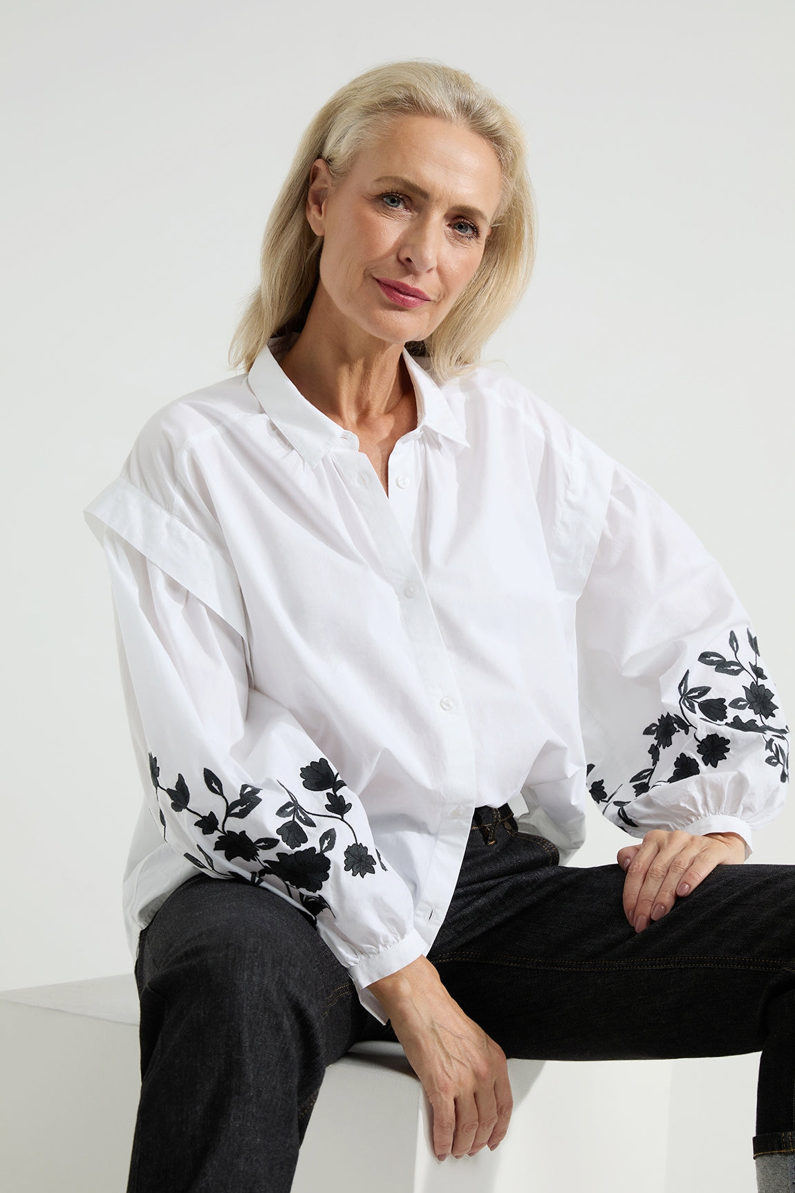 Farah Blouse | White